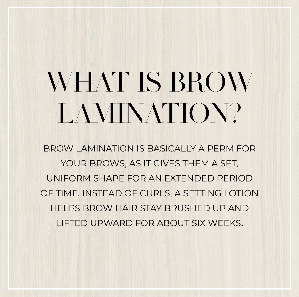 1:1 Brow Lamination Workshop